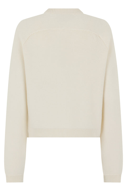 Cardigan in cashmere wool with Morsetto RTW