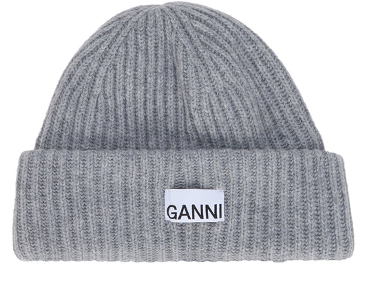 GANNI Hat in mixed wool