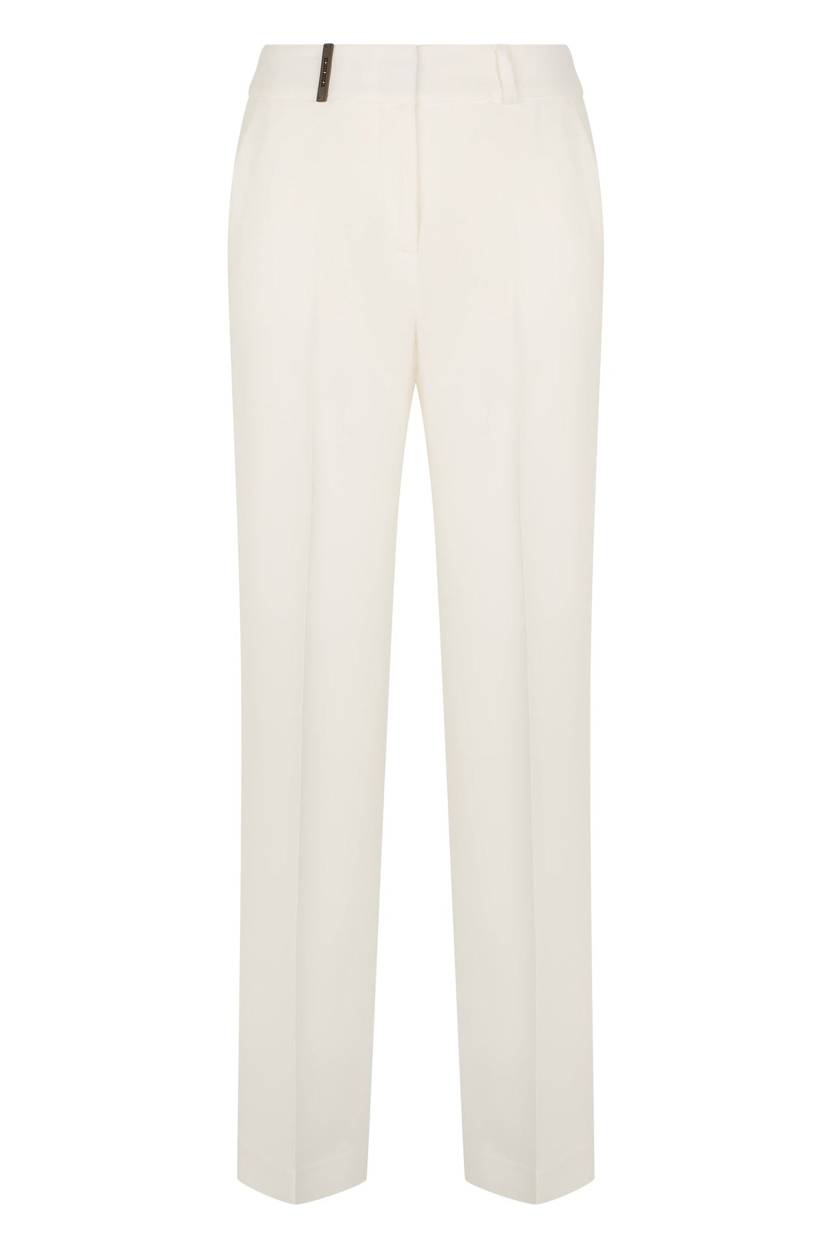 Straight cotton elastic pants RTW