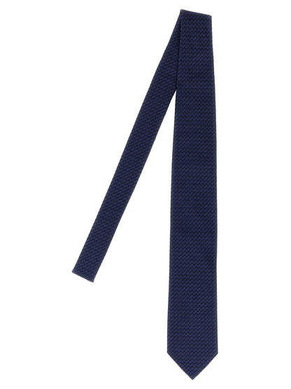 Patterned silk tie Ties, papillon