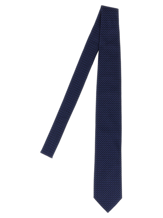 Patterned silk tie Ties, papillon