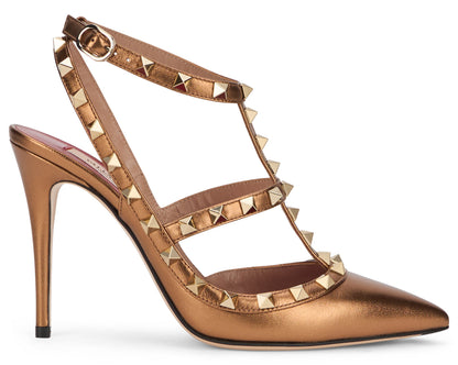 Valentino Garavani Rockstud pumps in laminated leather