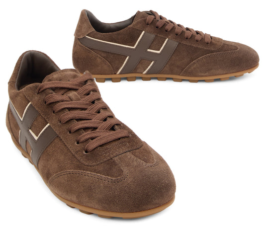 Suede sports shoes SHOES