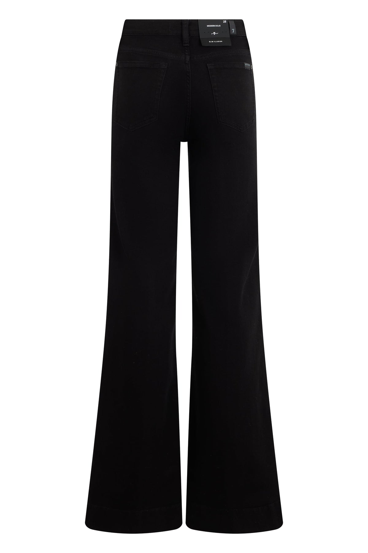 Bell-bottom jeans in elastic denim RTW