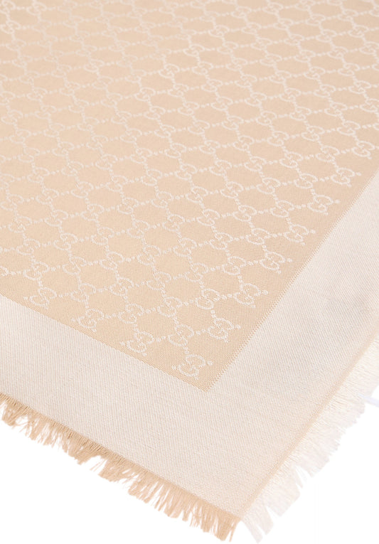 Shawl in wool and silk GG RTW