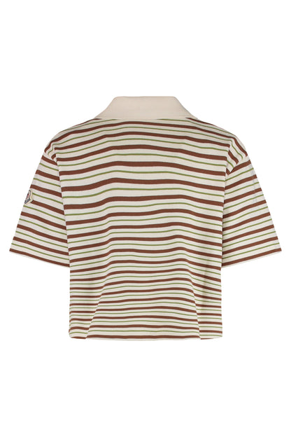 Striped cotton polo RTW