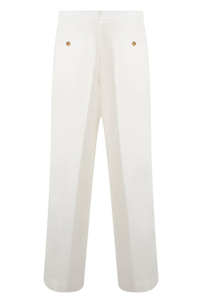 Straight trousers with pleats RTW
