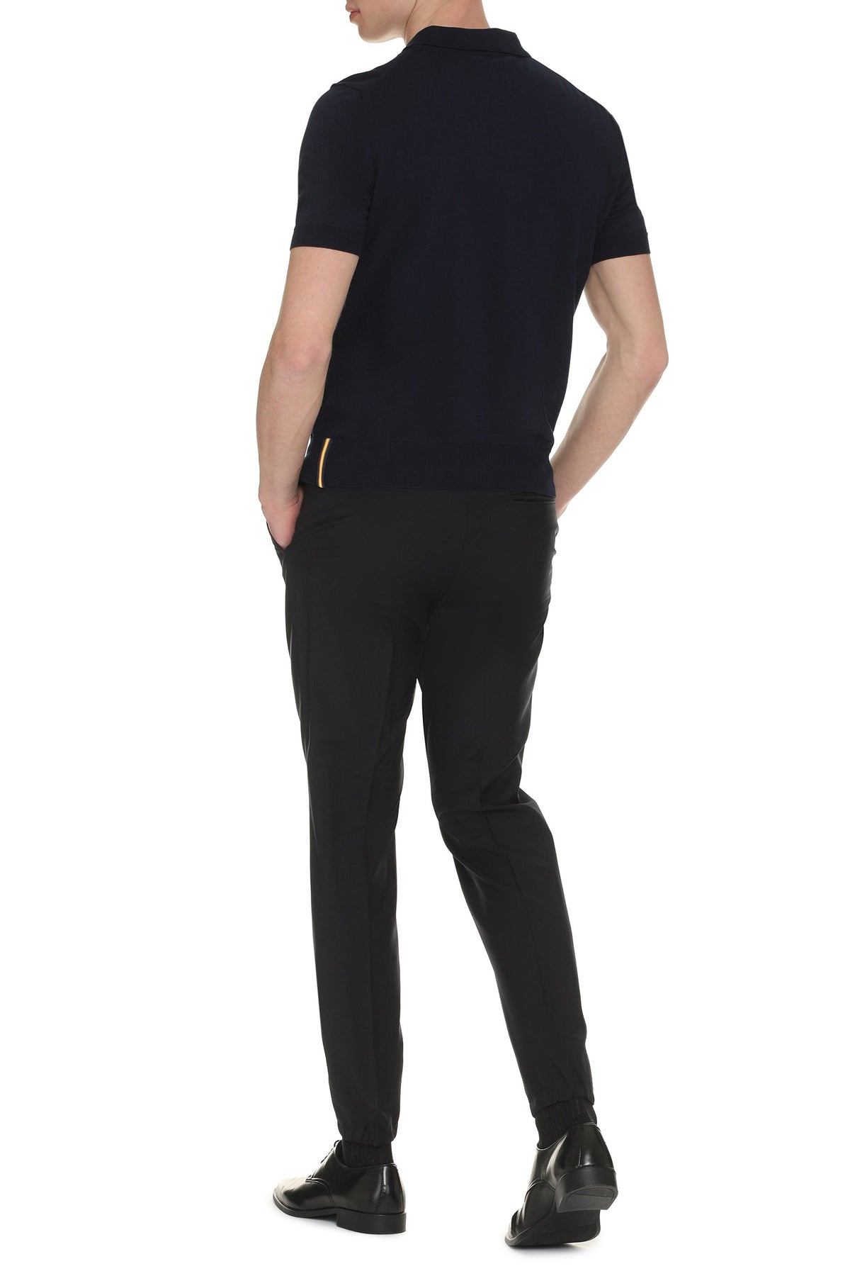 Pleyne knitted cotton polo shirt RTW