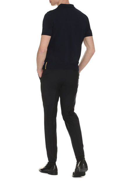 Pleyne knitted cotton polo shirt RTW