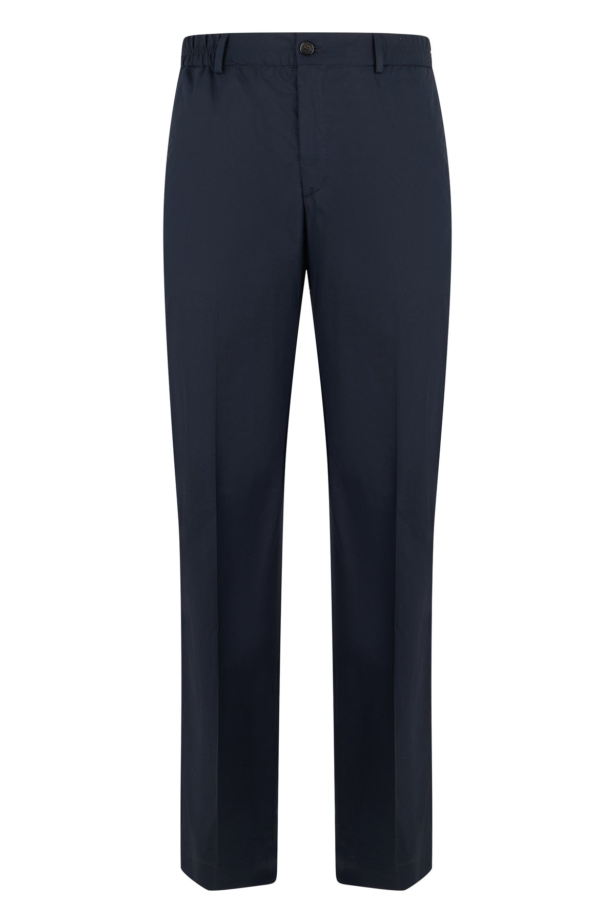 Trousers in technical fabric with elasticated waist RTW