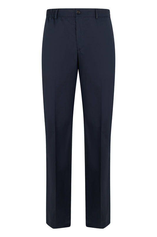 Trousers in technical fabric with elasticated waist RTW
