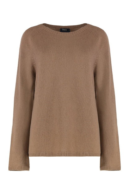 S MAX MARA Georg crew neck sweater in wool and cashmere