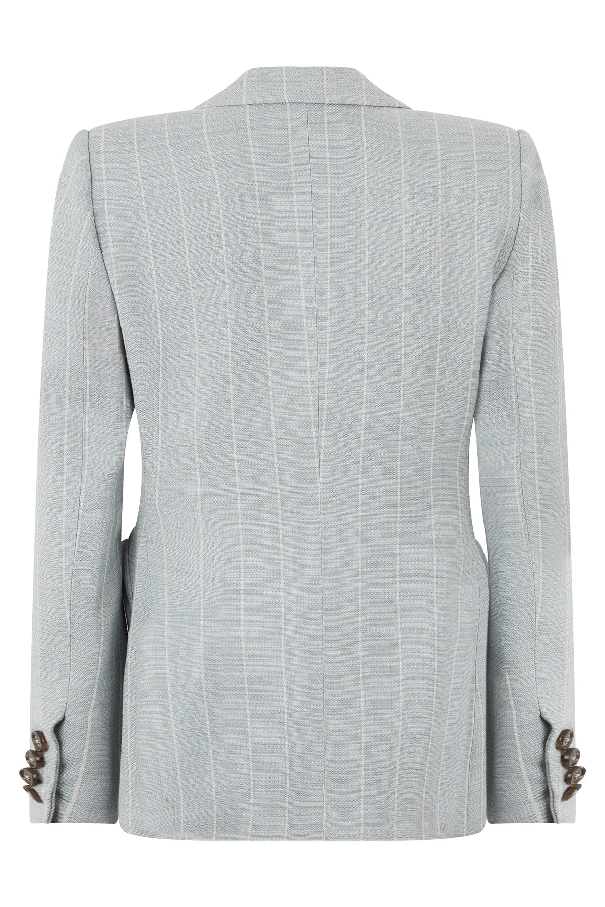 Double-breasted blazer in silk-linen blend RTW