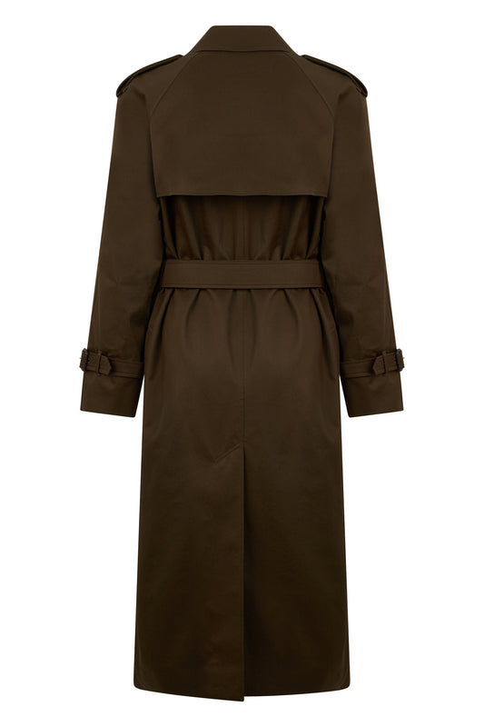 Long trench with belt ACC