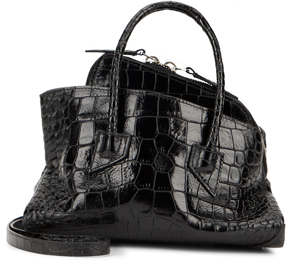 The Attico Handbag Mini walk in leather