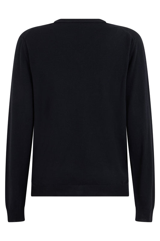 Virgin wool sweater with V-neck RTW
