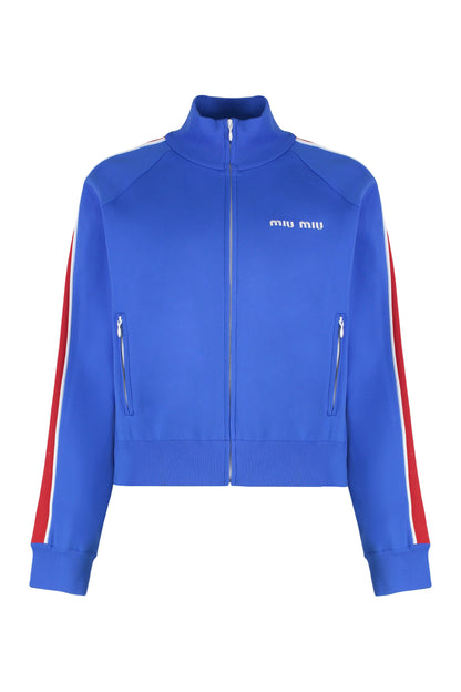 Technical knit zip sweatshirt RTW