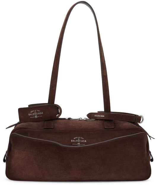 Bowling bag Carrie small in suede leather BAGS
