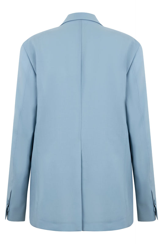 Single-breasted wool blazer RTW