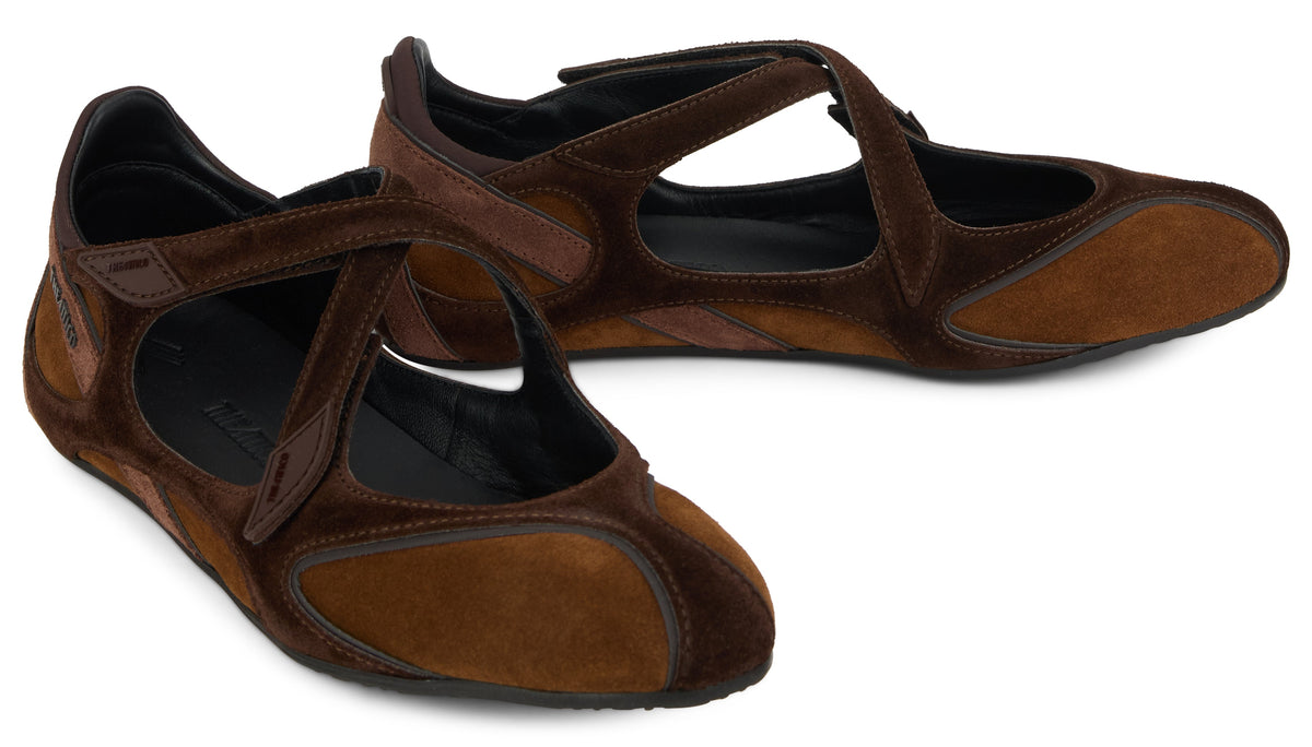 The Attico Ballet flat with hook closure