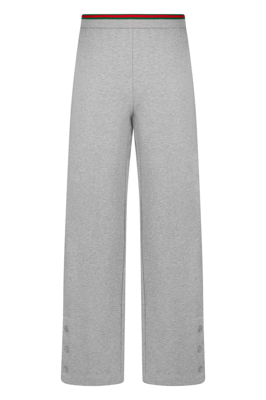 Leisure pants in cotton jersey with Web RTW