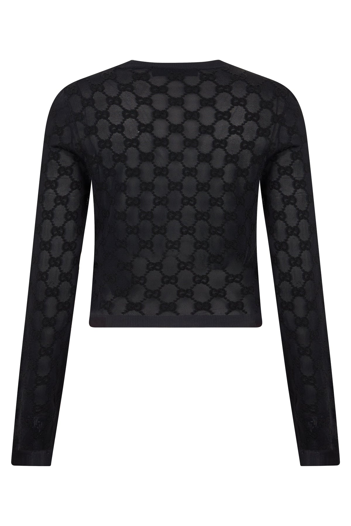 Cropped cardigan with buttons and long sleeves RTW