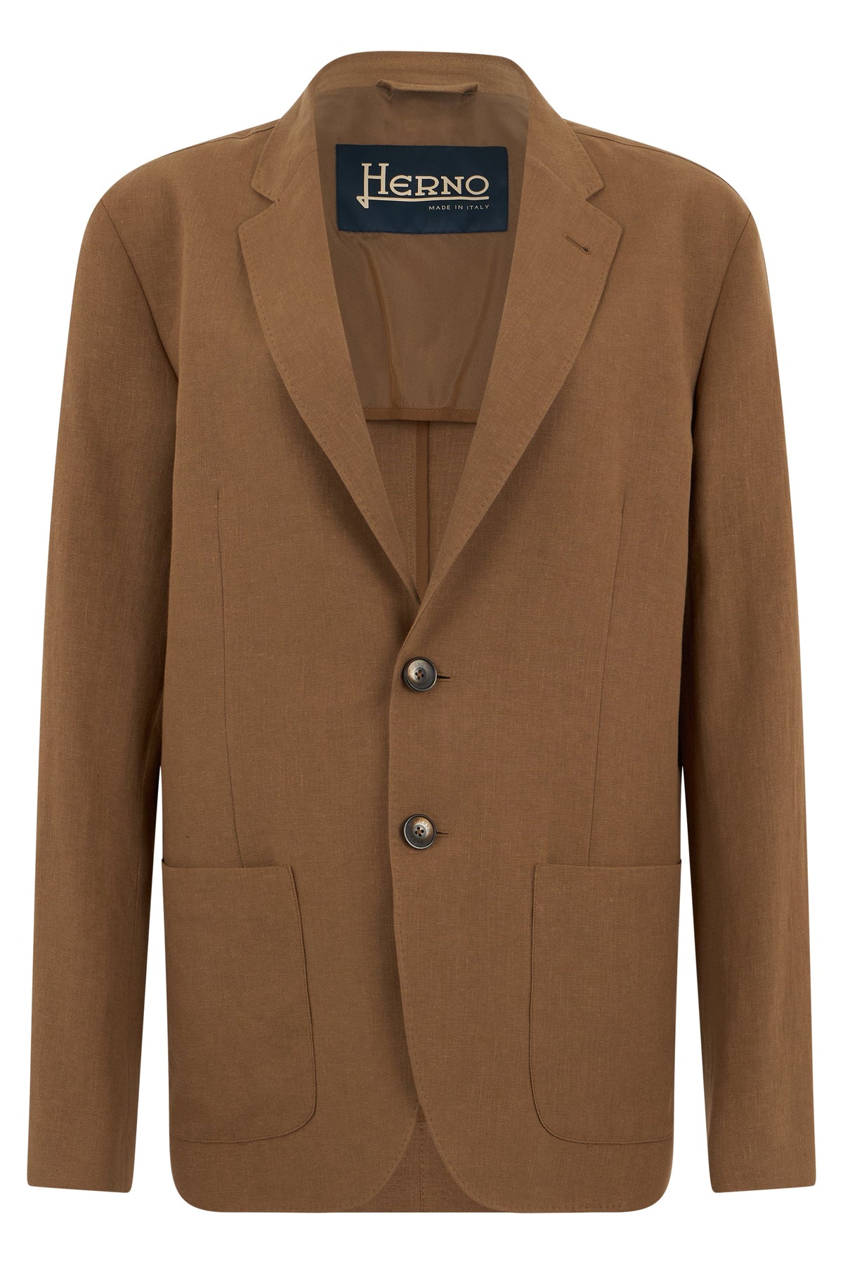 Blazer in blended cotton and linen RTW