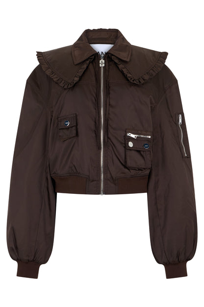 Bomber Jacket in Nylon Duchess RTW