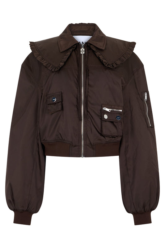 Bomber Jacket in Nylon Duchess RTW