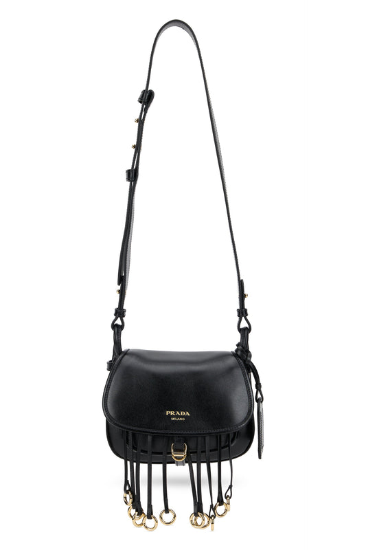 Shoulder bag with metal rings BAGS