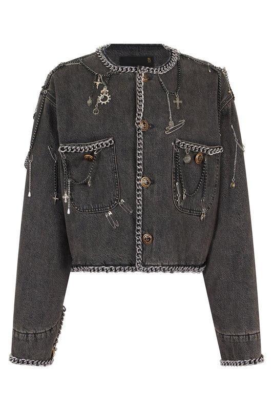 Short denim jacket RTW