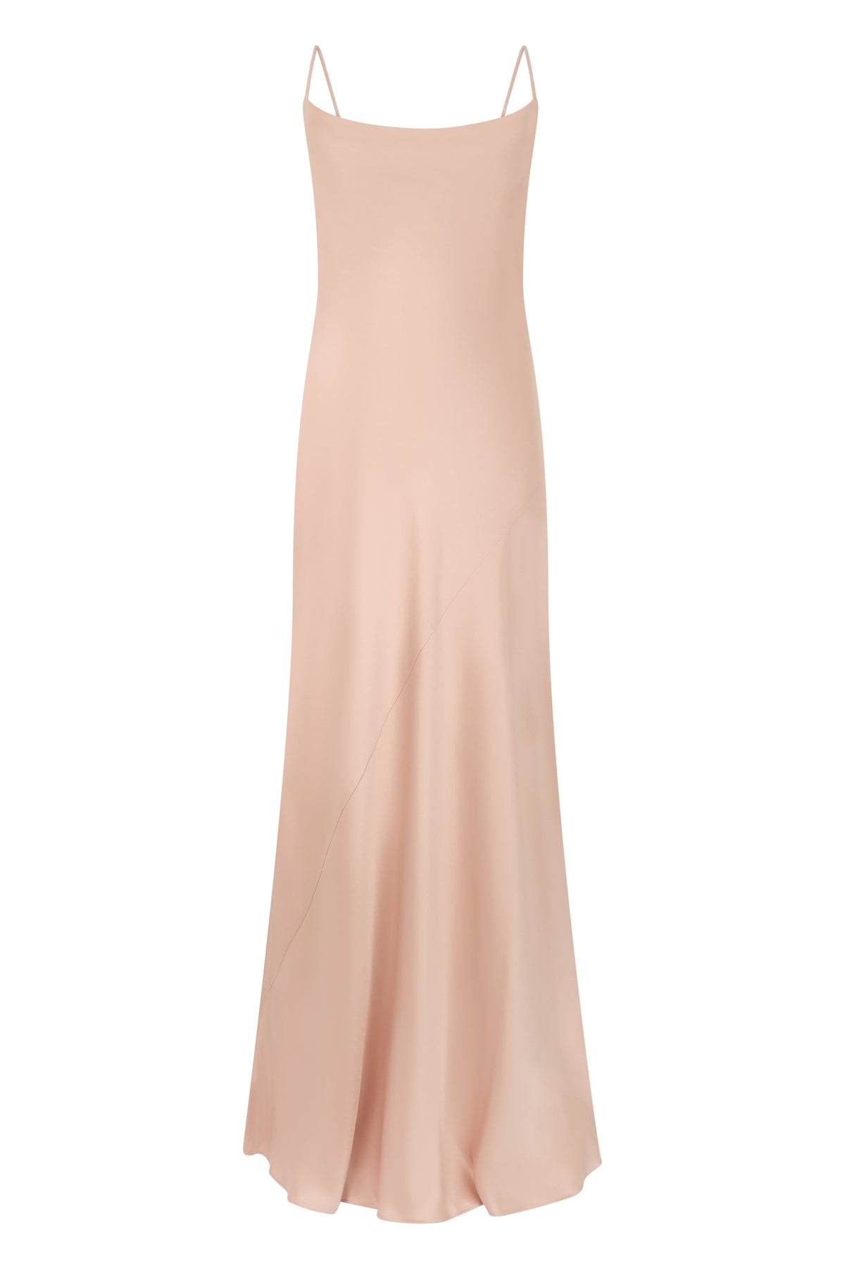 Long dress in a blend of acetate and polyester RTW