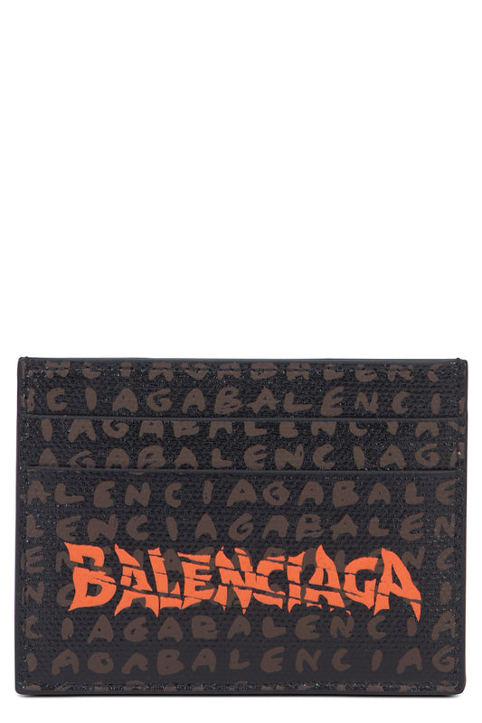 Balenciaga Cardholder in fabric with print