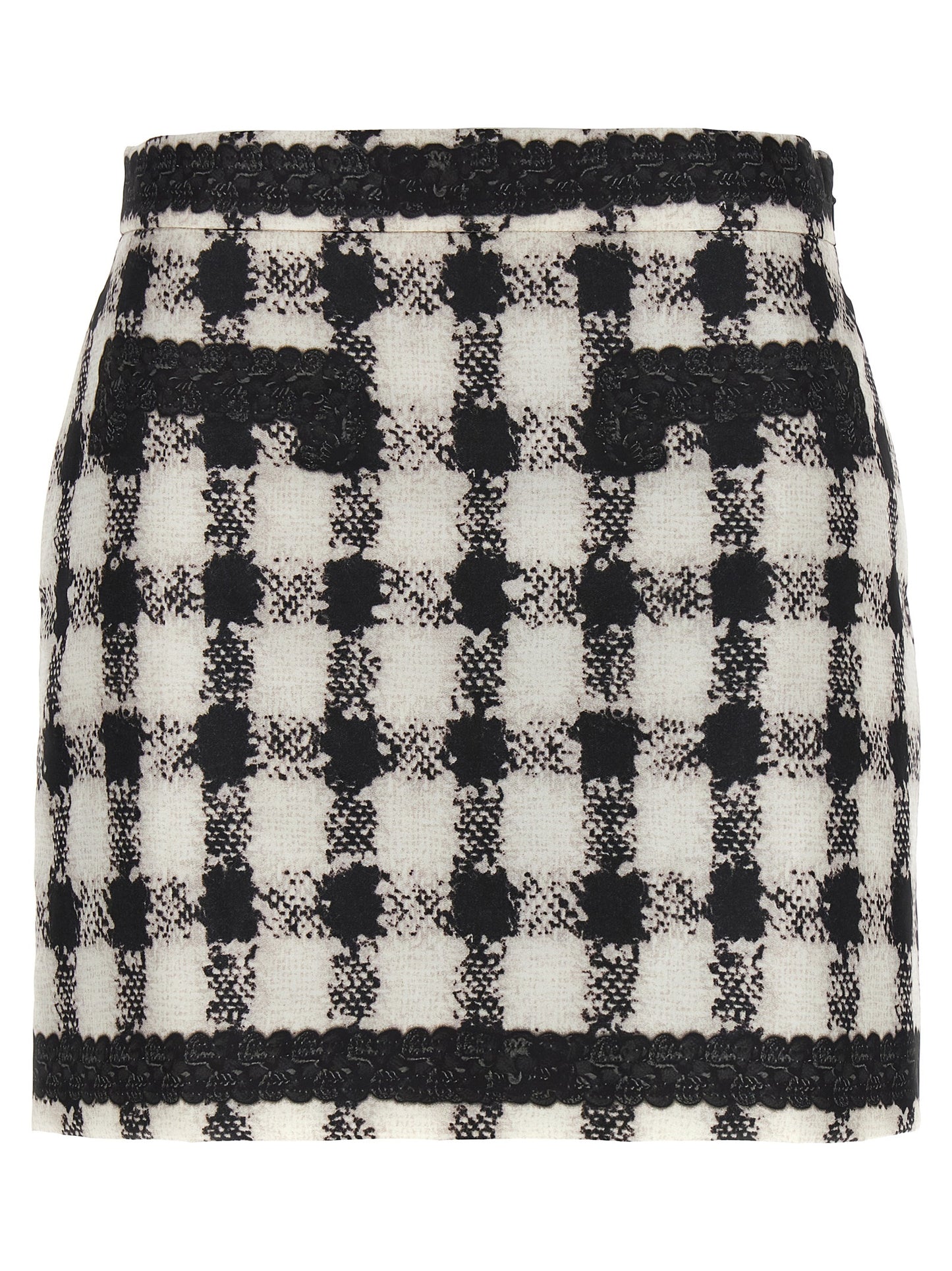 'Texture' print mini skirt Skirts