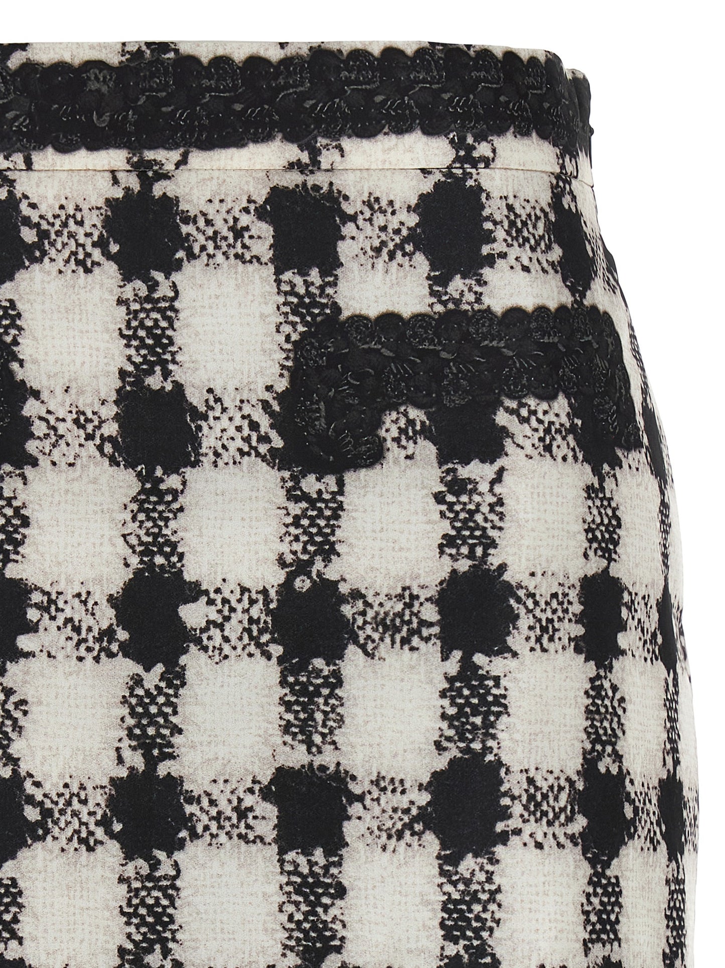 'Texture' print mini skirt Skirts