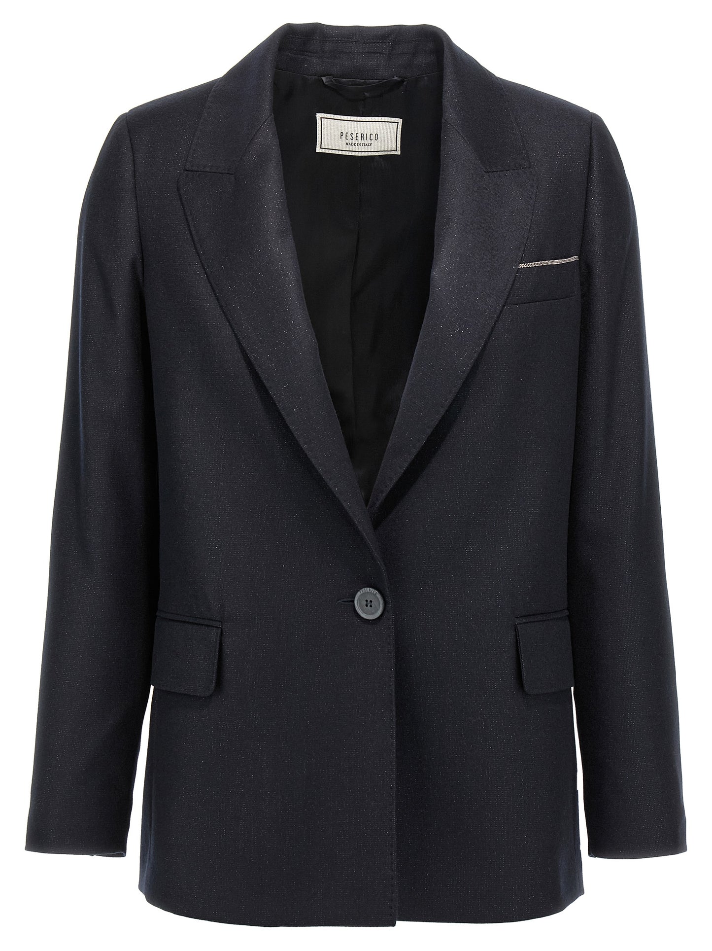 Lurex single-breasted blazer Blazer and Suits