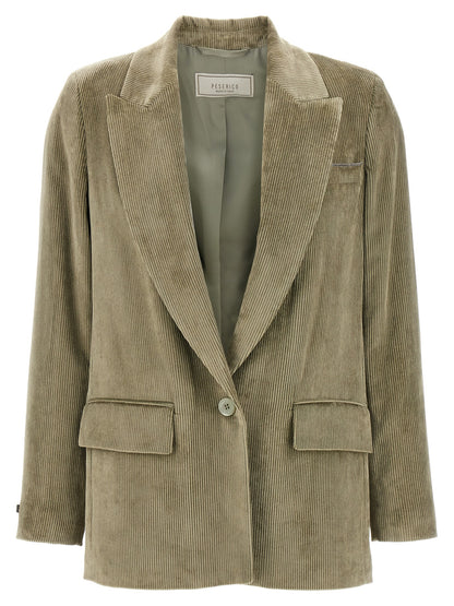 Ribbed velvet blazer Blazer and Suits