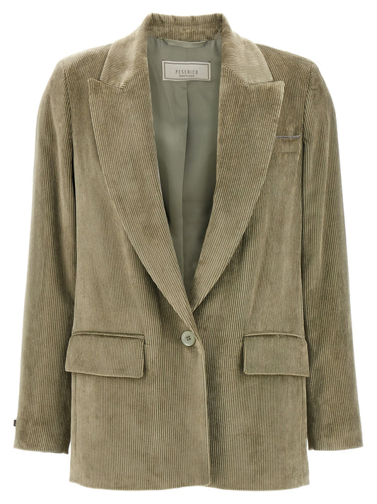 Ribbed velvet blazer Blazer and Suits