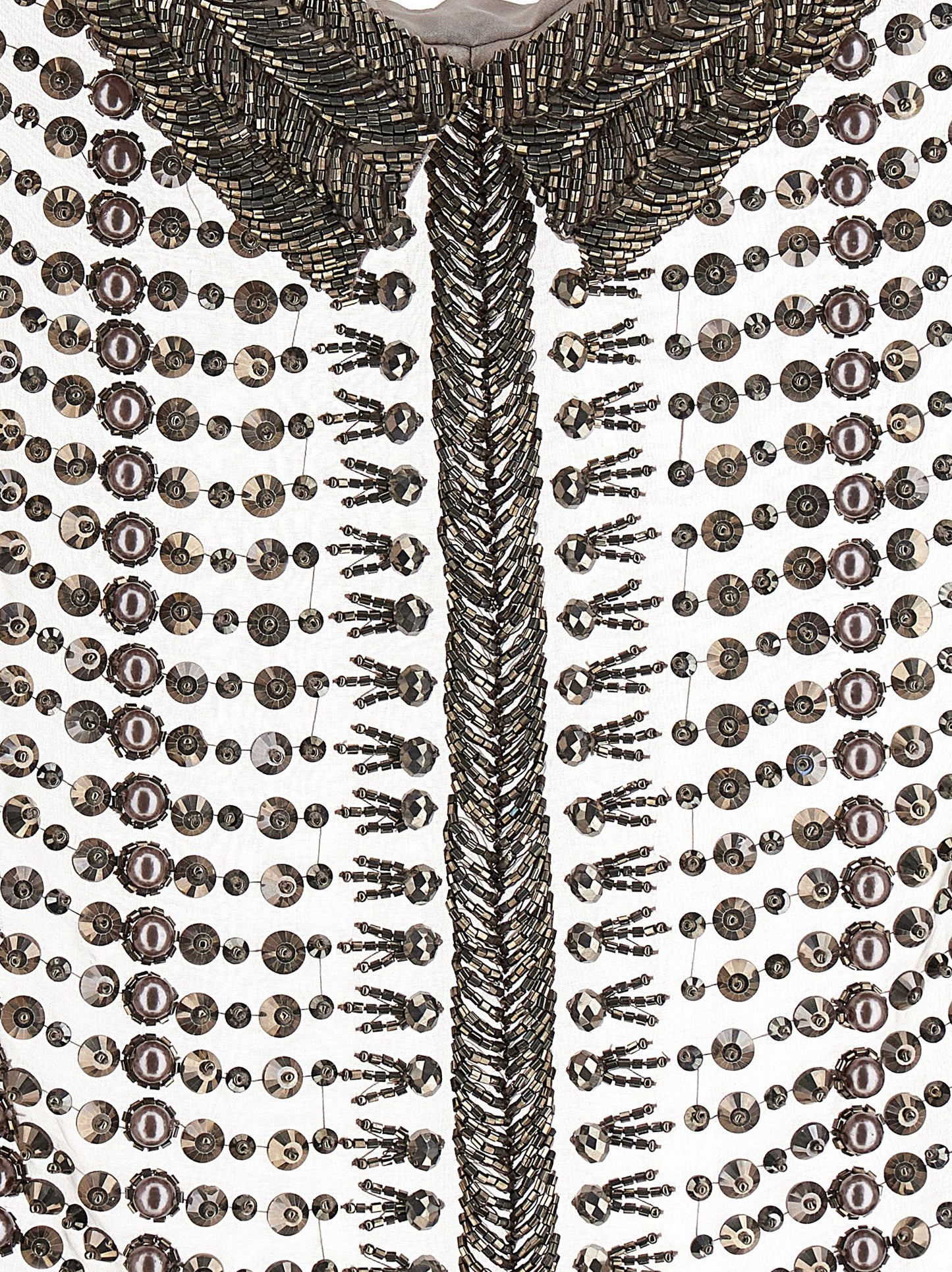 Beaded chiffon top Tops
