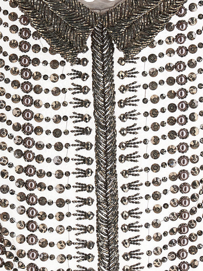 Beaded chiffon top Tops