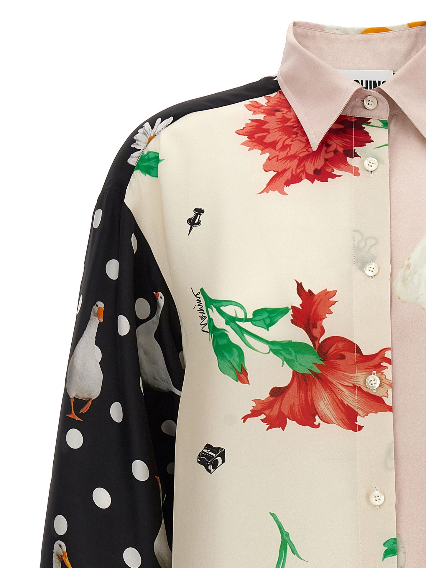 Patchwork print shirt Shirt, blouse