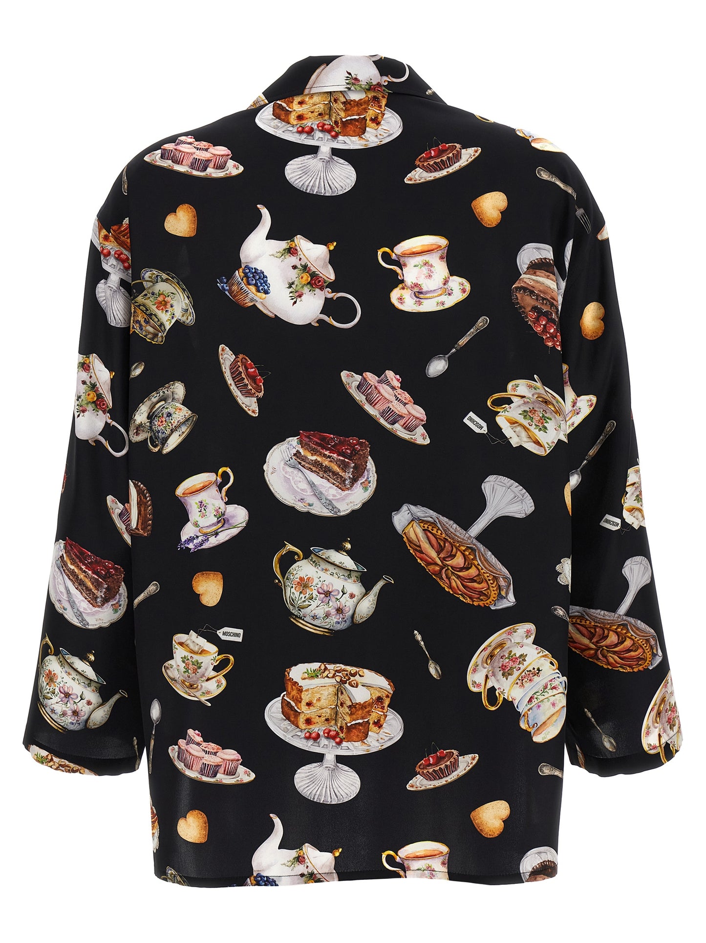 'Tea Time' print shirt Shirt, blouse