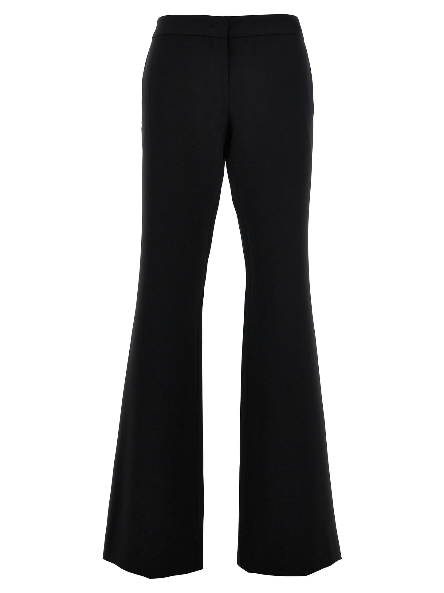 Crepe flared pants Pants