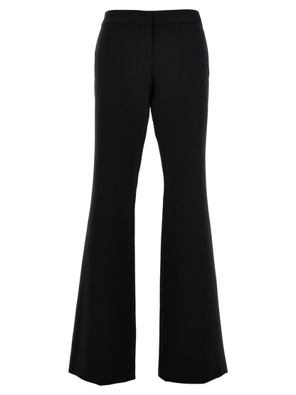Crepe flared pants Pants