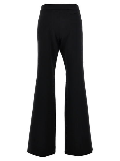 Crepe flared pants Pants