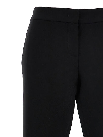 Crepe flared pants Pants