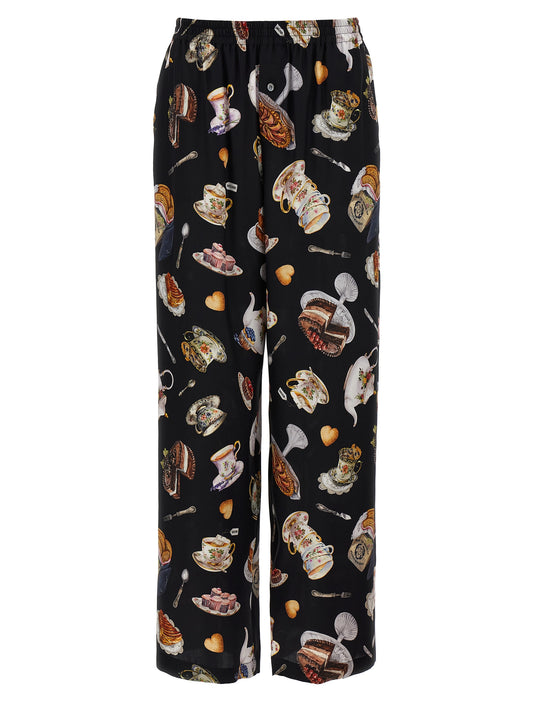 'Tea time' print pants Pants
