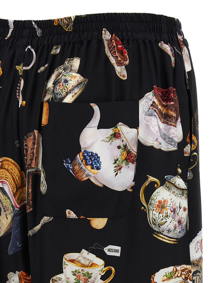 'Tea time' print pants Pants