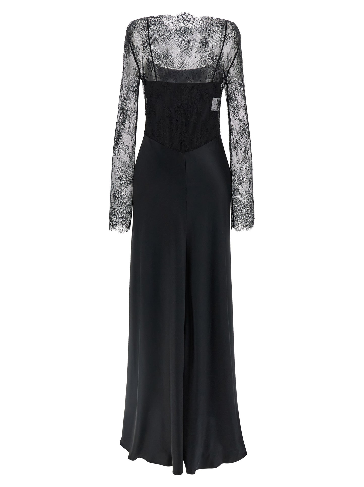 Lace satin dress Dresses