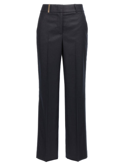 Lurex flannel pants Pants